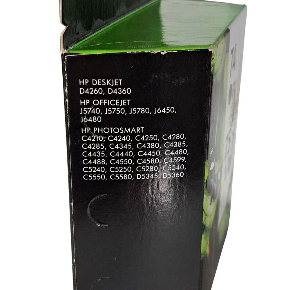 GENUINE NEW HP 74XL 75 (CB336WN/CB338WN) Black Color Ink